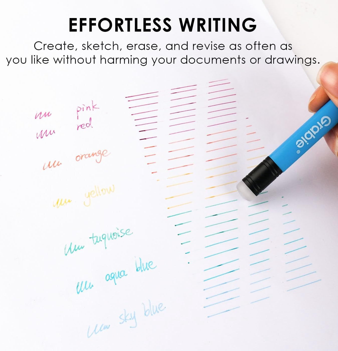 Erasable Gel Pens, Medium Point 0.7 mm Erasable Pens, Make Mistakes Disappear for Drawing Writing Planner, Pack of 36 Assorted Colors
