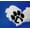 Black, variant on Dog in Paw Print~ Decal, Choose from Lab, Boxer, Schnauzer, Beagle, Yorkie, Poodle, Pug, or Pit. 6" x 6" (Black Boxer)