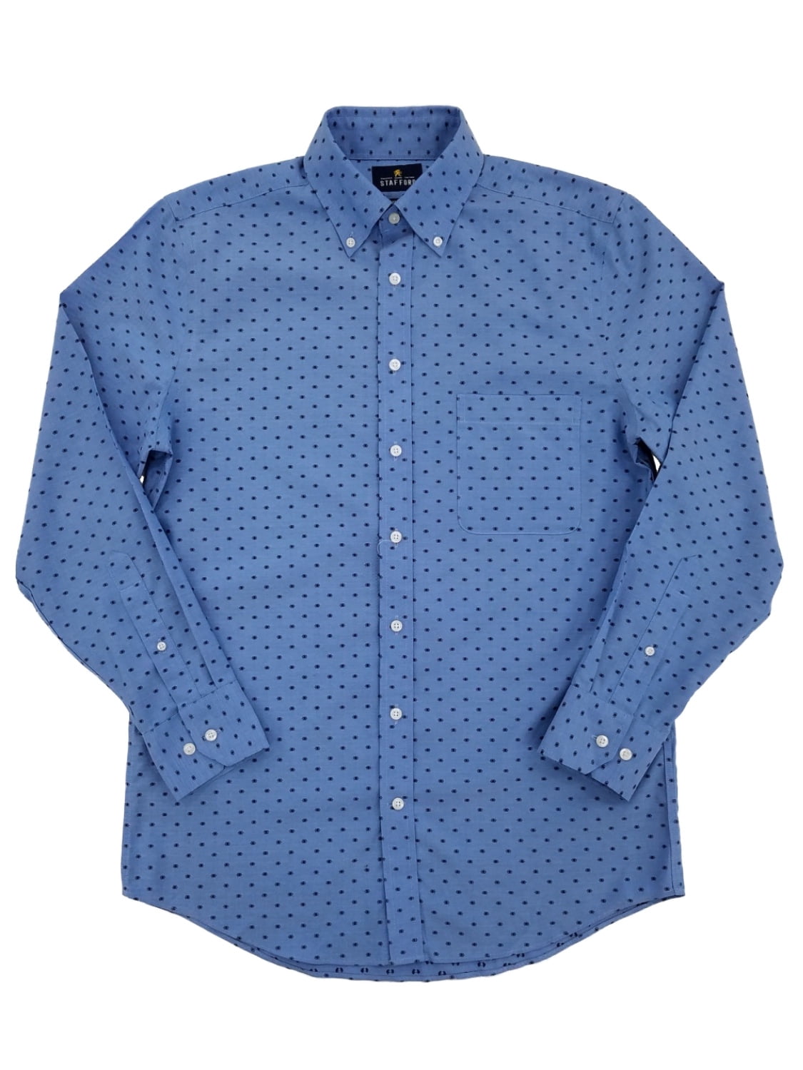 Mens Blue Dobby Executive Pinpoint 