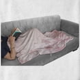 thumbnail image 6 of Nature Soft Flannel Fleece Throw Blanket, Cherry Blossoms Pattern in Shabby Form Style Flourish Themed Artwork Print, Cozy Plush for Indoor and Outdoor Use, 50" x 60", Pink, by Ambesonne, 6 of 6
