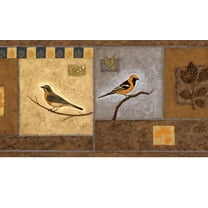 878361 Bungalow Birds Wallpaper Border LL50102b