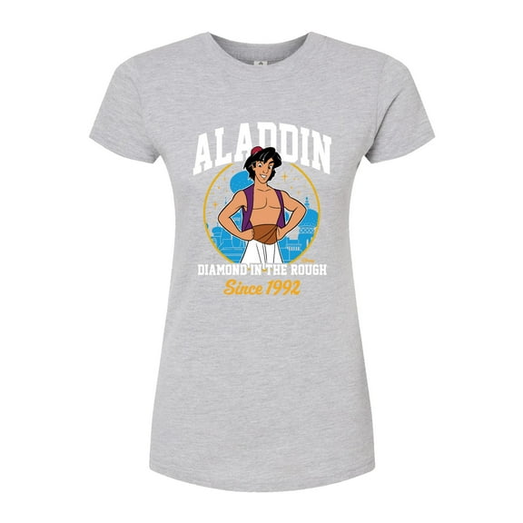 Disney Aladdin - Diamond in The Rough Since 1992 - Juniors Fitted Graphic T-Shirt