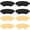 Color 128, variant on Heel Pads for Shoe That are Too Big, Inserts for Women, Heel Grips for Womens Mens, Protectors Cushion Liners for Blisters Loose Shoes, Comfort Fillers (Black 20pairs)