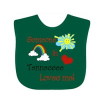 Inktastic Someone in Tennessee Loves Me Boys or Girls Baby Bib