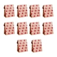 thumbnail image 4 of 10 bolsas de papel kraft para regalo de Navidad, bolsas para golosinas, diseño con elementos navideños, bolsas para dulces, bolsas para regalos para Rojo, 4 of 8