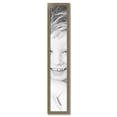 thumbnail image 2 of ArtToFrames 9" x 54" Aged White Gold Picture Frame, 9x54 inch Silver Wood Poster Frame (WOM-2036),  Pack, 2 of 7