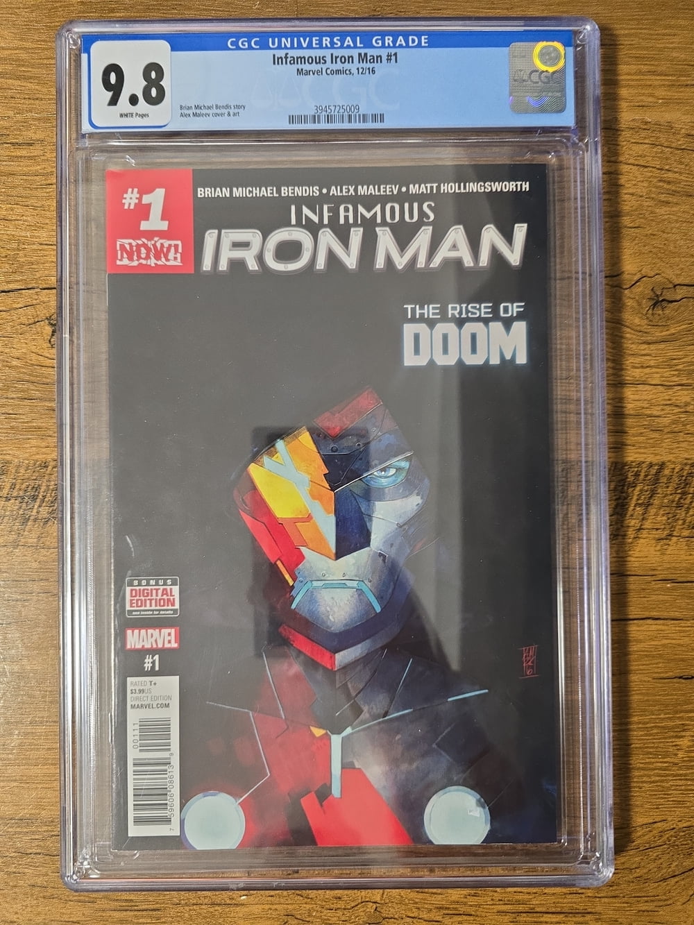 Infamous Iron Man #1 - CGC 9.8 Comic Book