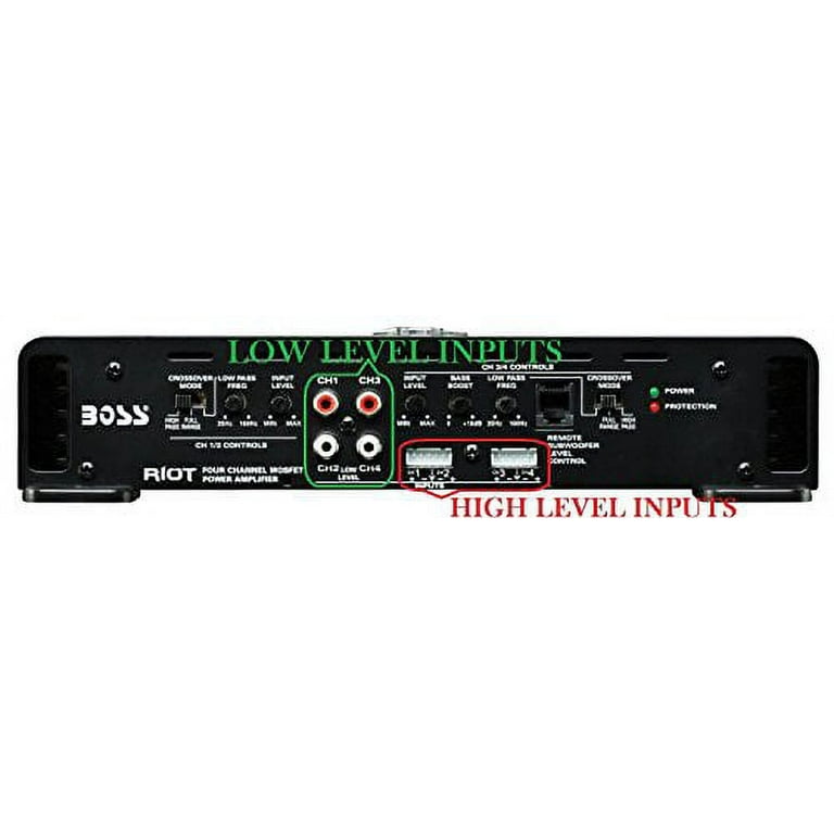 BOSS AUDIO R3004 Riot 1200-Watt Full Range, Class A/B 2 to 8