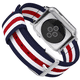 thumbnail image 5 of Compatible con Apple Watch Band, correa de repuesto ajustable de nailon tejido fino para iWatch 38-40mm/42-44mm Series 5/4/3/2/1 Zhivalor 2033271-6, 5 of 8