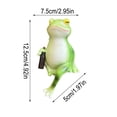thumbnail image 3 of JoyMoreHome Frog Statue for Garden, Green Frog Figurine for Outdoor Decor Yard and Garden Decoration Resin Sculpture, 3 of 7
