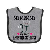 Inktastic Anesthesiologist Mom Baby Girls Baby Bib