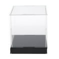 thumbnail image 1 of Clear Acrylic Showcase Dustproof Display Box Storage Case for Car Dolls Models 15x15x15cm, 1 of 8