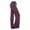 Purple, variant on Womens Cargo Pants High Waist Plus Size Workout Out Leggings Stretch Waist Button Yoga Gym Loose Pants for Women with Pocket