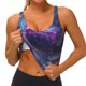 thumbnail image 3 of Fotbe Neon Buddha Cityscape Sujetador Deportivo Largo sin Aros para Mujer con Almohadillas y Soporte Medio, Transpirable y Absorbente, Camiseta Tipo Chaleco o Tank Top-XX-Large, 3 of 8