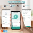 thumbnail image 4 of 5-in-1 Smart Door Lock with Fingerprint, Key, Passcode, IC Card & App – Easy Installation, Keyless Entry Handle with Auto-Lock & Bluetooth – Ideal for Bedroom, Renters, Apartments, Hotels, 4 of 12