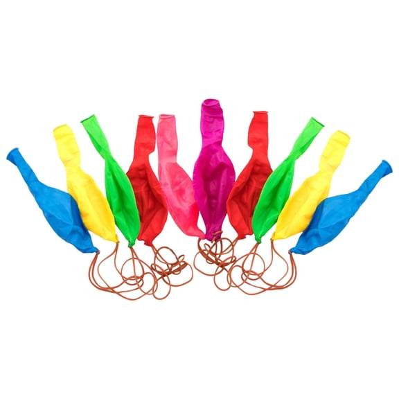 10Pcs Aluminum Foil Balloons for Holiday Party Decorations, Family Celebration and Valentine's Day Wedding Anniversary Decorations, Durable & Lightweight, for Funny Punching Game(Pink,7.9x2")