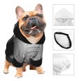 thumbnail image 3 of Balery Indian Elephant Sudadera con Capucha para Perros Pequeños – Ropa para Mascotas, Disfraz para Perros y Gatos, Ideal para Fiestas y Cosplay-X-Small, 3 of 7