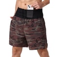 thumbnail image 1 of TFixol Pantalones cortos deportivos para hombre con bolsillo y cintura ancha para correr de secado rápido, 1 of 8