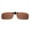 Brown, variant on TOP-MAX Polarized Clip on Sunglasses, Polarized Lenses Clip On Driving Glasses UV 400 Protection, Unisex (3pcs, Yellow-S+M+L)