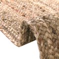 Unique Loom Dhaka Braided Jute Rug Natural 3' 3" x 5' 1" Oval Braided