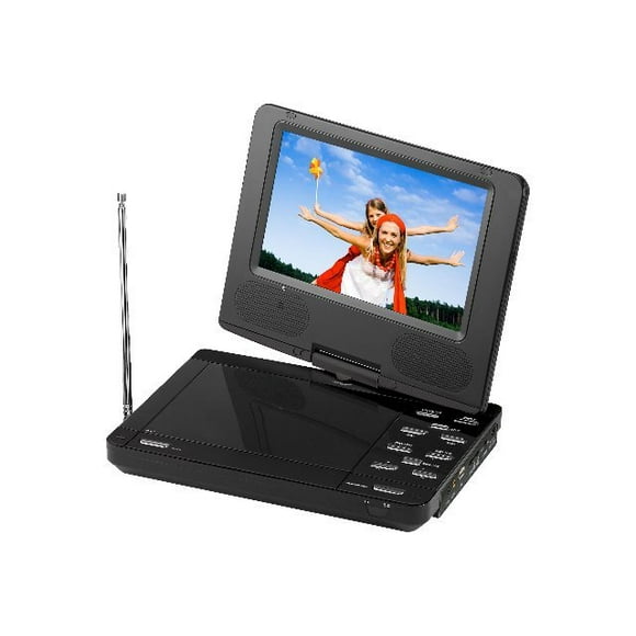 Supersonic SC-259 - DVD player with TV tuner - portable - display: 9"