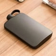 thumbnail image 2 of 500ml StainlessSteel Hip Flask,Portable,Leakproof Outdoor Travel Flask for Alcohol,Outdoor Travel StainlessSteel Flask A,1 * Stainless Steel Hip Flask,Black, 2 of 5