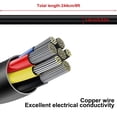 thumbnail image 5 of Azcir Heavy Duty 4ft 8ft Trailer Cord 7 Way Plug 7-Pole Inline Junction Box Wiring Harness Kit, 5 of 9
