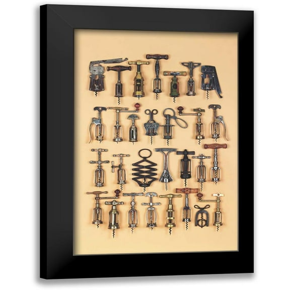Rose, Andrew 11x14 Black Modern Framed Museum Art Print Titled - Vintage Corkscrews