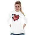 thumbnail image 4 of Betty Boop Sass Queen Cartoon Women's Long Sleeve T Shirt Brisco Brands X, 4 of 6