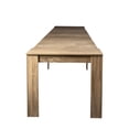 thumbnail image 3 of Extendable Console Desk, 118.50in Expandable, Functional Workspace, 116.93*36.03*29.8in, Brown Multifunctional Extendable, & Functional, Space Saving, Brown, 122.98lb, 3 of 6