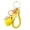 Yellow rope, variant on Lemon Shaped Metal Keychain With 4 Colorful Ropes Sturdy And Lightweight Keychain Decors For Keys Or Bag Accessories