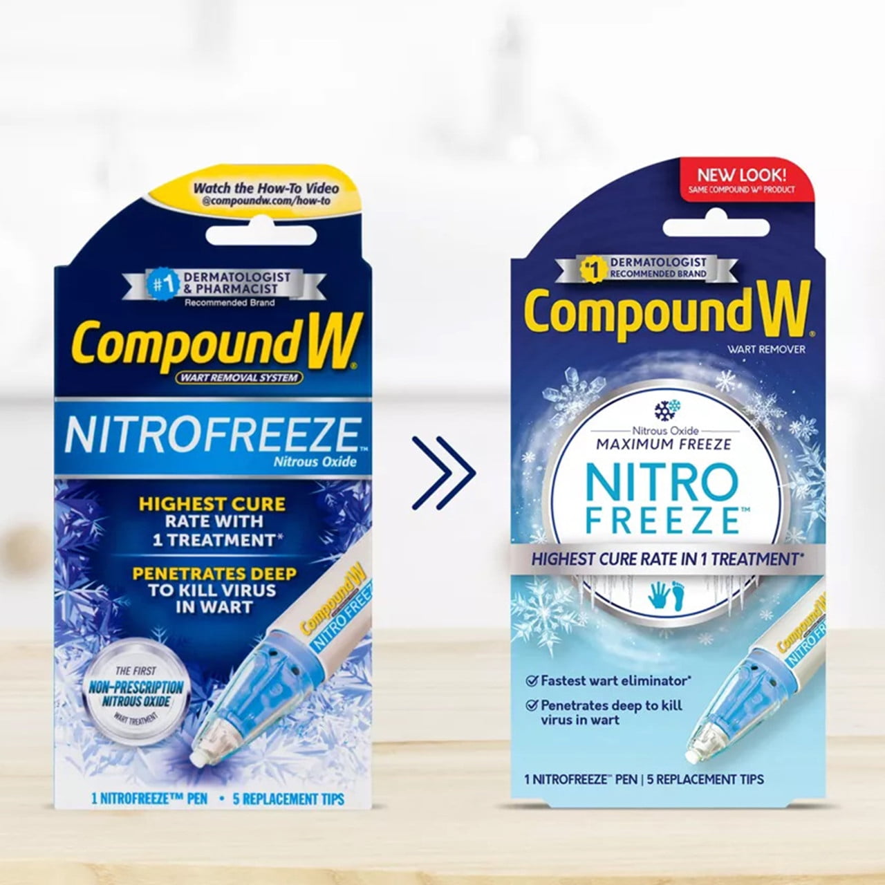Compound W Nitrofreeze Wart Removal System, 1 Kit, 2 Pack