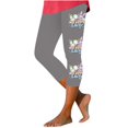 thumbnail image 1 of Pantalones de Ajuste Seco de la Moda de las Mujeres Imprimidas Leggings, Deporte de Yoga Elástico de Poliéster Elástico Respirable, 1 of 4