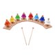 thumbnail image 1 of Juego de campanas de mano de 8 notas, campanas musicales de percusión, juguete educativo temprano, instrumentos musicales de percusión, juguetes para niños, arte musical, multicolor, 1 of 8