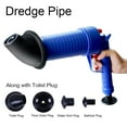 thumbnail image 4 of Toilet Plunger Drain Blaster Cleaner Gun Air Power Drain Pump High Pressure Powerful Manual Sink Plunger Opener Dredge Tools Cleaner for Bathroom Shower kitchen Clogged Pipe Bathtub Basin, 4 of 6