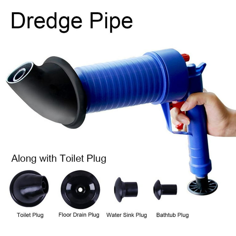 Toilet Plunger, Toilet Clog Remover, High Pressure Drain Blaster, Powerful  Drainage Pipe Dredge Tool For Bathroom, Toilet, Bathtub, Shower