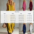 thumbnail image 7 of Wide Leg Jumpsuits For Women Zippered Round Neck Sleeveless Casual Jumpsuit Loose Trendy Wide Leg Baggy Overalls Summer Outfits with Pockets, 7 of 7