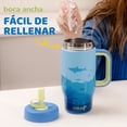 thumbnail image 4 of VYBLOOJUG Termo Acero Inoxidable, Termos Ni&ntilde;a para Fr&iacute;o y Caliente, Termo para Ni&ntilde;os con 2 Pajitas para Escuela, Deportes o Excursiones, Libre de BPA (18 oz / 540 ml,, 4 of 7