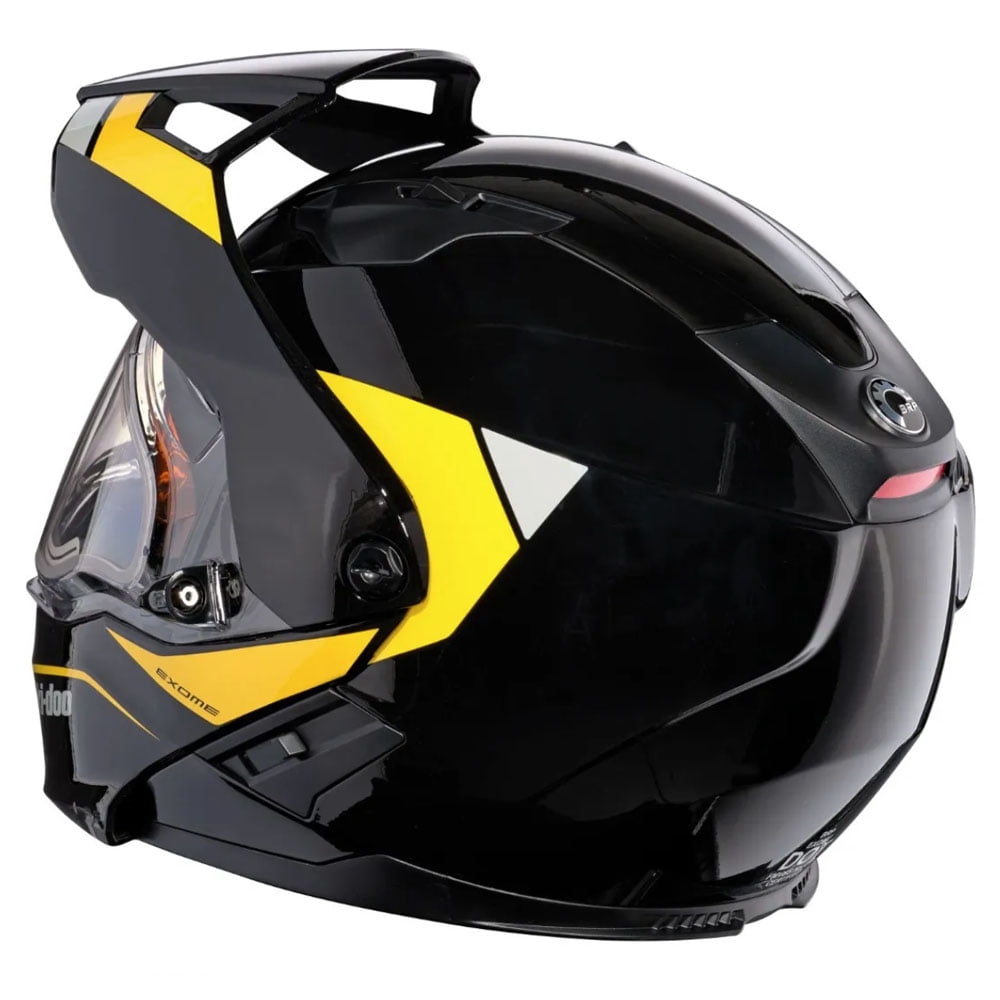 Ski-Doo  Exome Sport Radiant Snow Helmet Full Face Heated Anti-Fog Visor FMVSS 218 Yellow 9290881410