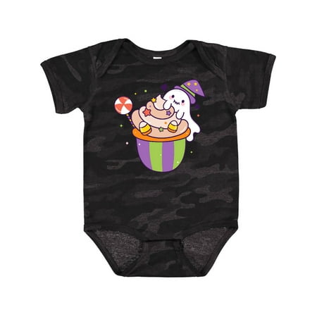 

Inktastic Ghost Cupcake Gift Baby Boy or Baby Girl Bodysuit