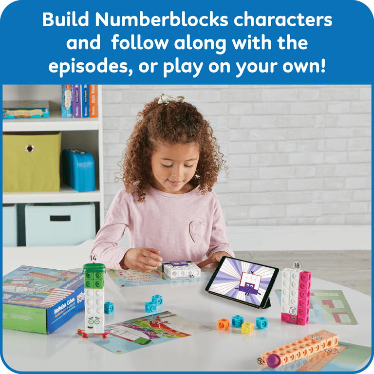 Hand2Mind MathLink Cubes Numberblocks 11-20 Activity Set, Learning