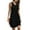 01 Black, variant on MLANM Womens Summer Sleeveless Casual Short Dress Floral Beach Swing Sundress with Pockets, XL Mix Color