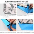 thumbnail image 5 of 3 Pack Adult Bibs For Eating, Adult Bibs With Crumb Catcher, Washable, 5 of 5