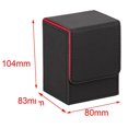 thumbnail image 4 of Boîte Organisatrice pour Deck de Cartes à Collectionner, Rangement pour Cartes à Collectionner, Grand Support de Rangement pour Cartes, Contient 100+ Cartes pour Cartes MTG, Noir Rouge, 4 of 9