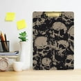 thumbnail image 6 of Coolnut 12"x9" Skull Clipboard A4 Size Standard Size Clipboards Decorative Clipboard with Low Profile Metal Clip for Office, School, Nurses, Students, 6 of 7