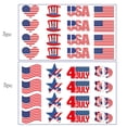 thumbnail image 5 of Patriotic decor, Party decoration, 4Th of July decor, 2X3 in, Temporary Tattoo Stickers, independence Day Parades, Themed designs, 10 Pc, 5 of 6