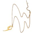 thumbnail image 1 of unbranded Cadena Para Con Colgante De Gimnasia Dorado En Inoxidable, 1 of 8