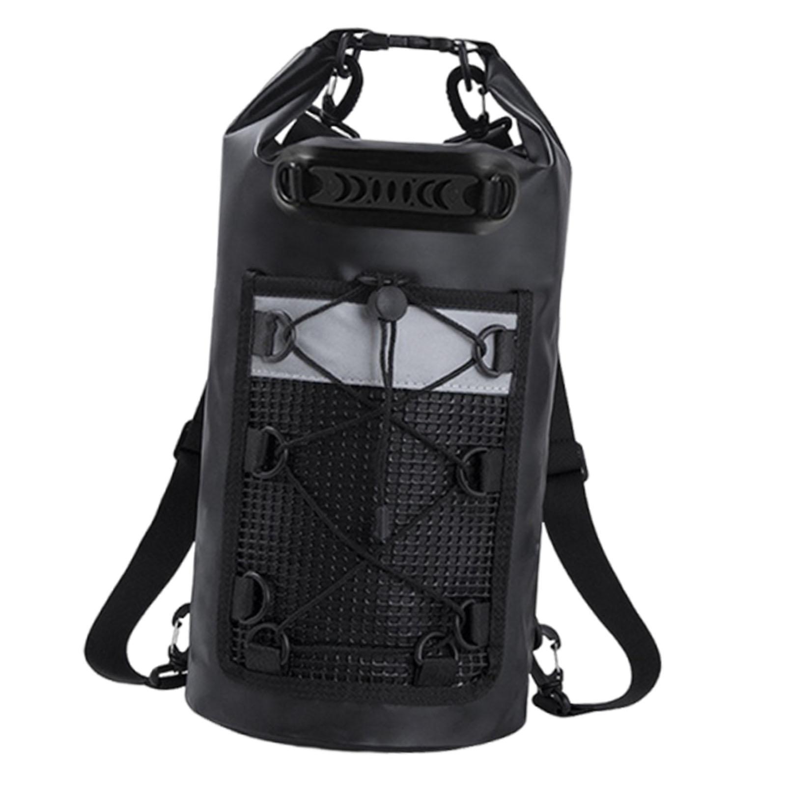 harayaa Dry Bag Comfortable Sturdy Keeps Gear Dry Large Capacity Lightweight Storage Bag Black