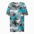 thumbnail image 4 of TOWMUS Womens T-Shirts V Neck Short Sleeve Summer Tops Women Casual Print Shirts for Women, 4 of 6