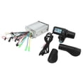 thumbnail image 4 of Kit de controlador de bicicleta eléctrica de 450 W, sin escobillas, con pantalla LCD y acelerador para reacondicionamiento de 36 V y 48 V., 4 of 14